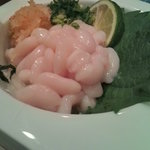 天ぷら　酒菜　醍醐 - タラの白子の刺身。