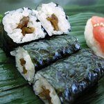 三島屋寿司 - 1,200円ランチの一部（2009/8月）（干瓢巻きが長めなのが嬉しい）