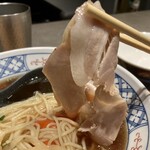 Tori Soba Za Gin - 少し熱の入ってしまったレアチャーシュー