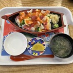 第六十三 七洋丸 - じゃらん掲載、海鮮丼、牡蠣みそ汁