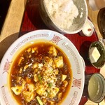 かかん - ランチ麻婆豆腐大盛1,500円