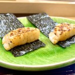 鮨長 - 帆立の磯辺焼き