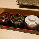 赤坂 鮨 天ぷら 祇園いわい - 塩３種