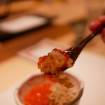 赤坂 鮨 天ぷら 祇園いわい - いくらとズワイガニの小丼