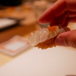 赤坂 鮨 天ぷら 祇園いわい - イカのからすみのせ