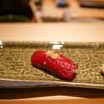 赤坂 鮨 天ぷら 祇園いわい - 漬けマグロ ごまと柚子胡椒