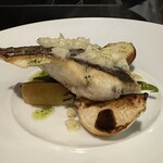 鉄板焼き Italian Dining Bar HOMURA - 白身魚の鉄板焼き