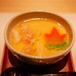 赤坂 鮨 天ぷら 祇園いわい - 蟹とゆり根の茶碗蒸し