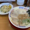 Moritaya - ワンタンメンの半焼き飯セット　１３５０円