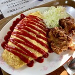 ごはん処 きちでん - いくら何でも(ﾟoﾟ;;、唐揚げも1個がデカい！