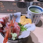 いきいき亭 - ミニ金沢丼1600円