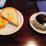 ヒロコーヒー - （※写真2）イギリス山食パンとメロウブレンド