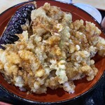 志波田本店 - 海老と舞茸の天丼