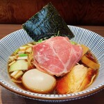 寿製麺よしかわ - 【煮干しそば黒醤油特製】(¥1190