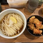 手打ちうどん 歩 - とり天ぶっかけ