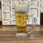 Yakitori Fukushige - 生ビール（550円）