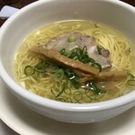 Kashiwaya - 5.半ラーメンセット　半塩ラーメン・半チャーハン　850円