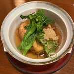 味菜 - 自家製豆腐の揚げ浸し