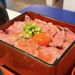 ザ・ローストビーフライス JYU - 牛ひつまぶし重（1000円）肉増し（+700円