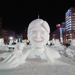 雨のち晴れ - 札幌雪まつり　大谷翔平とデコピン