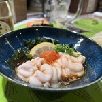 根室花まる JRタワーステラプレイス店 - たち(たらの白子)ぽん！札幌では白子といえばニシンとか？って言われた。関東では総称して白子っていうけどね