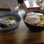 中華蕎麦 サンジ - アタシは特製つけ蕎麦！  中盛りは麺300gとのこと。濃厚なスープが良いね。また食べる予感  