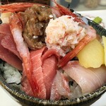 Osashimi Donya - おさしみどんや　おさしみ丼＋シャリ増し＋ネタ増し