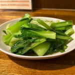 Oka han - 本日の一品
                      青菜の炒め　(ハーフ)