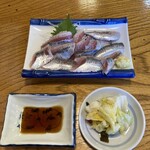 香海 - いわし定食の漬物