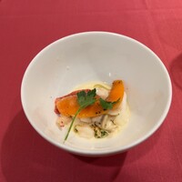 びいどろ 銀座店 - 魚介のサルビコンとスモークサーモン