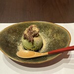 やす多” - 抹茶のシャーベット