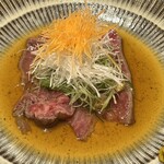 やす多” - 鹿児島産黒毛和牛ロース薄切り