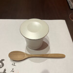 やす多” - 河豚の白子蒸し