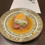 やす多” - 鹿児島産黒毛和牛ロース薄切り