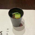 やす多” - 新筍と胡麻豆腐の小吸物