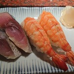 Uogashi Zushi - 〆鯖とえび