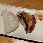 米八 - お寿司(鯛、たこ)
