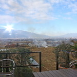 イルポッジョ - 左が北岳、右が八ヶ岳