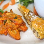 イルポッジョ - 大塚人参の唐揚げとキッシュは最高の味でした