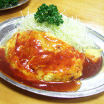 とんかつ 万平 - ハンバーグ定食(1600円)