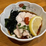 丸ひろ鮨 - たらの白子ポン酢