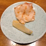 焼うお いし川 名古屋 - ほっき貝　生でも食べられます