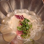 焼うお いし川 - 冷麺、マグロ出しが良いなあ～