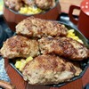 肉食家さんのハンバーグ にくきゅうグリル