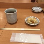 江戸前 天丼 はま田 - カウンター席