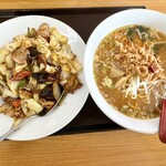 Taiwan Ryourikoushiki - ランチセット  台湾味噌ラーメン＋回鍋飯