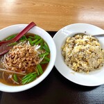 Taiwan Ryourikoushiki - ランチセット    台湾ラーメン＋炒飯