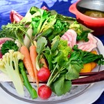 畝田先生的蔬菜"香蒜鳀魚熱沾醬"