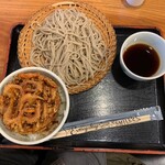 そばきりや薫風 - 料理写真:ランチB かきあげ丼セット　1,000円