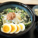 さぬきうどん 福梅 - 梅ぶっかけうどん。